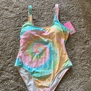 Stoney clover lane x for target nwt tie dye one piece swimsuit in large.